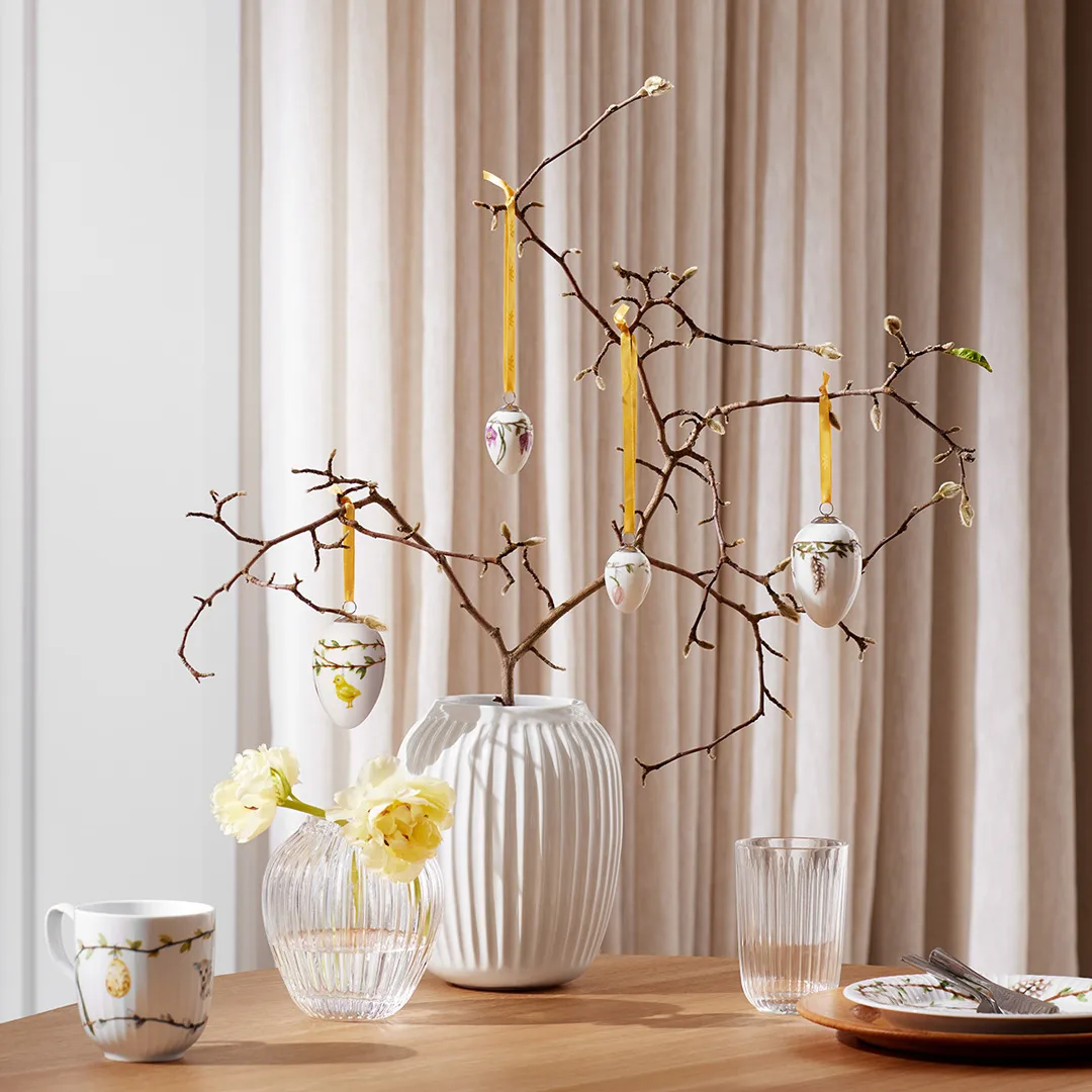 Hammershøi Easter Osteranhänger 2023 2er Pack, Höhe 4,7cm Kähler