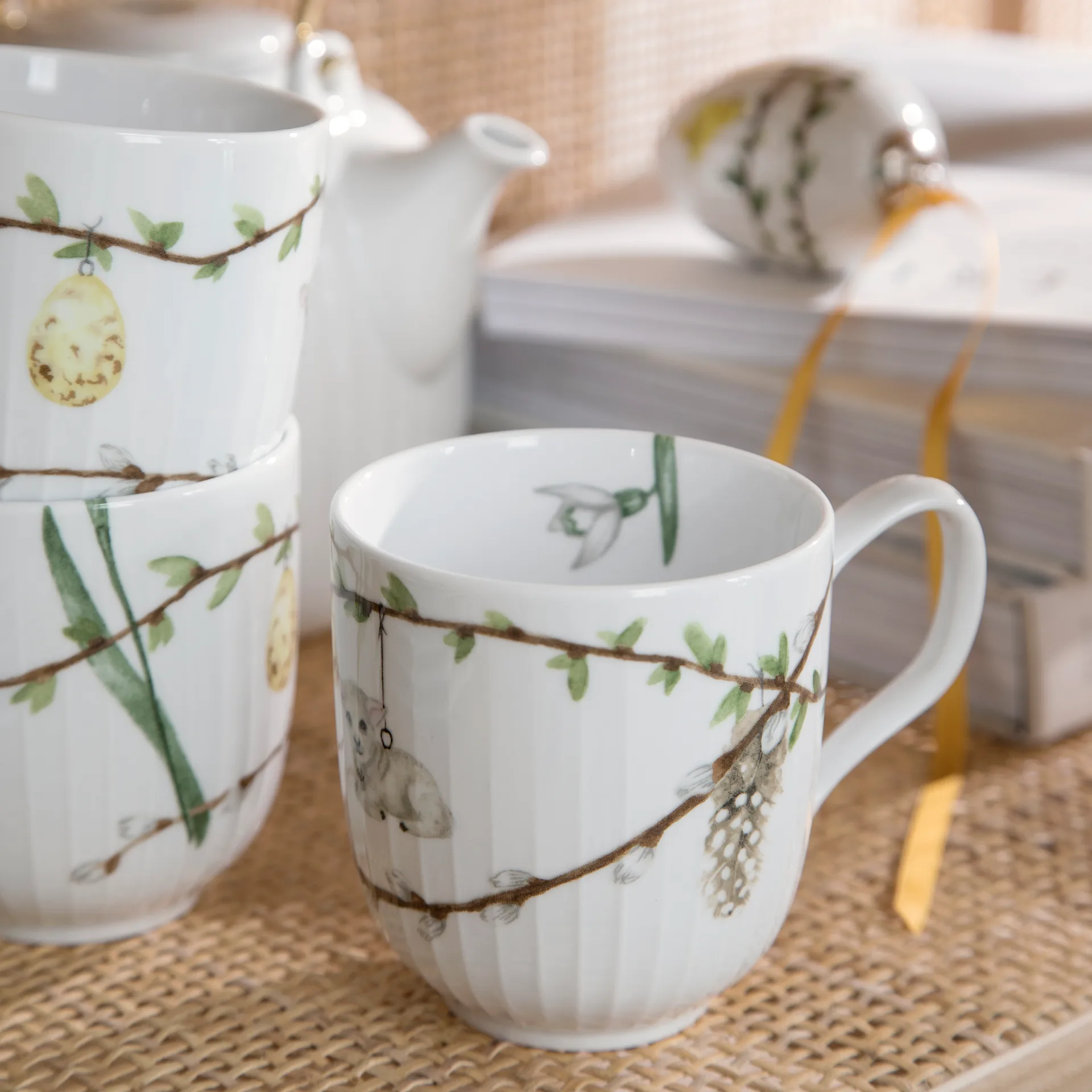Hammershøi Easter Tasse 33cl, Weiß Kähler