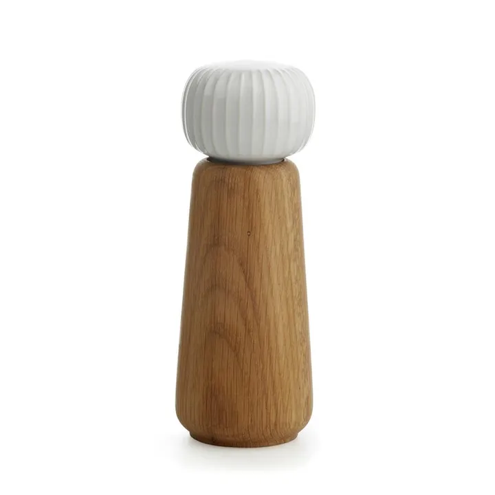 Hammershøi Gewürzmühle groß - Weiß, 18 cm - Kähler