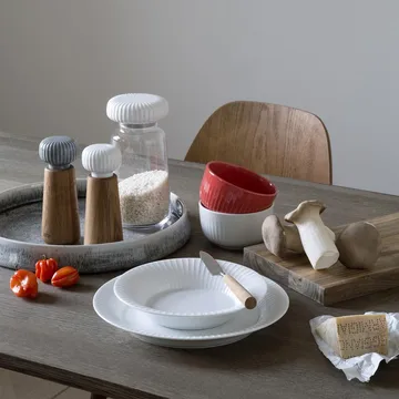 Hammershøi Gewürzmühle groß - Weiß, 18 cm - Kähler