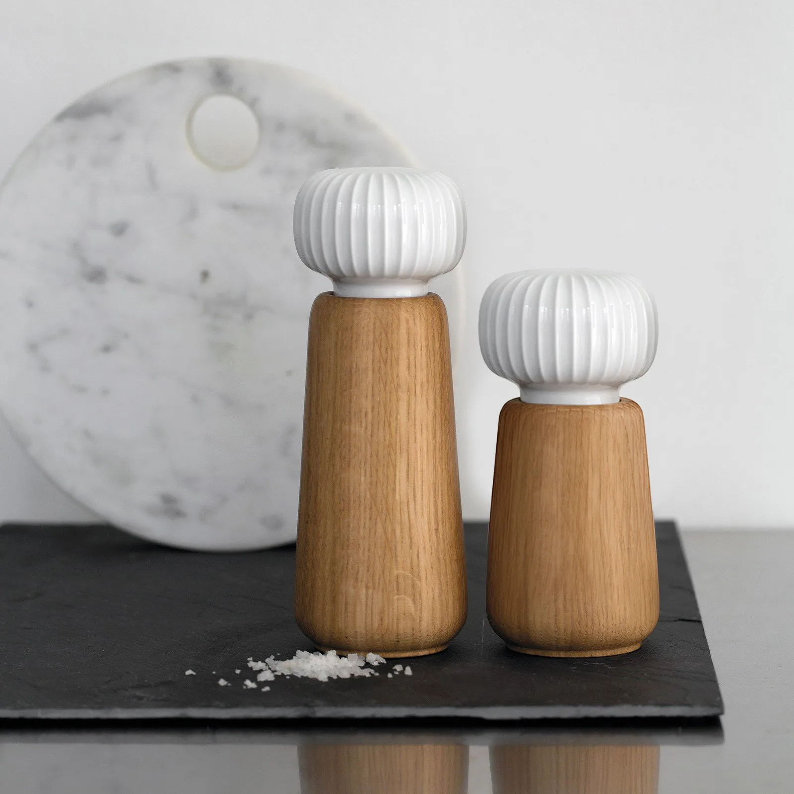 Hammershøi Gewürzmühle klein, Weiß, 14 cm Kähler