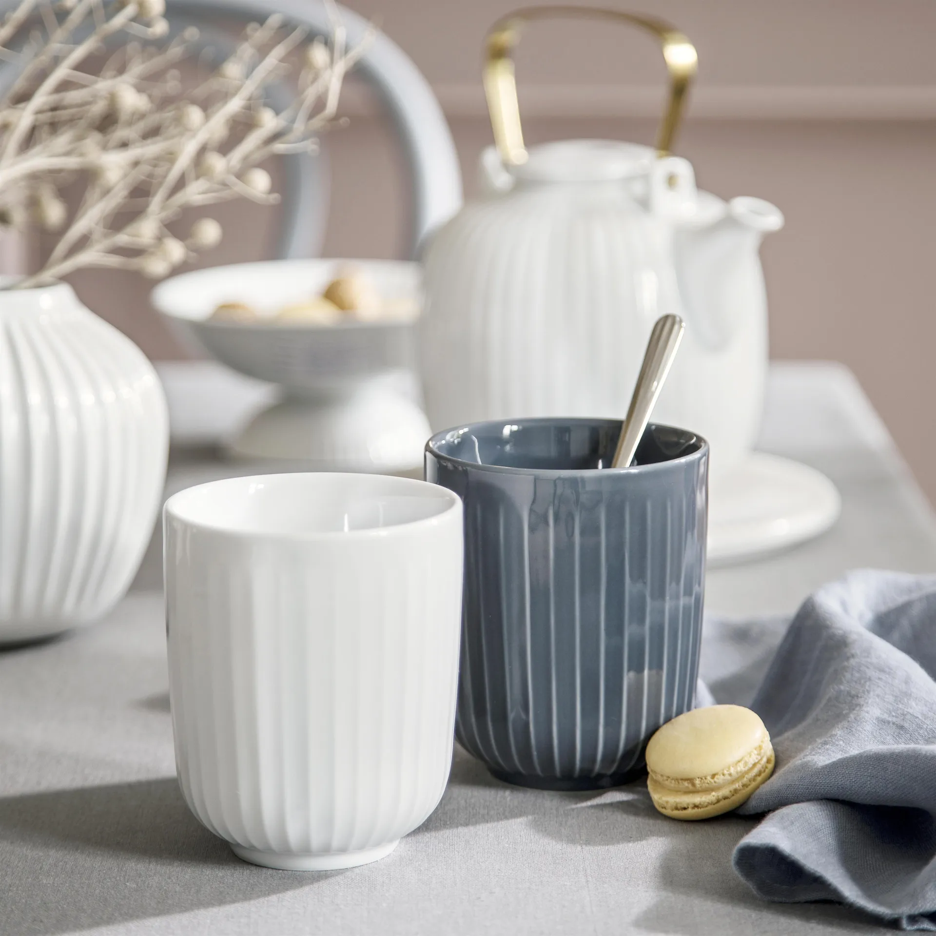 Hammershøi Isolierbecher, Weiß Kähler