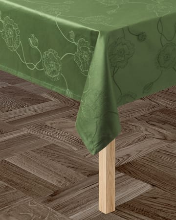 Hammershøi Poppy Damast-Tuch grün - 150 x 270cm - Kähler