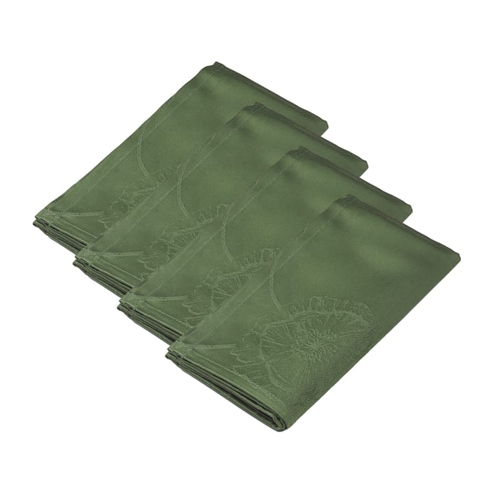 Hammershøi Poppy Stoffserviette 45 x 45cm 4er Pack - Grün - Kähler