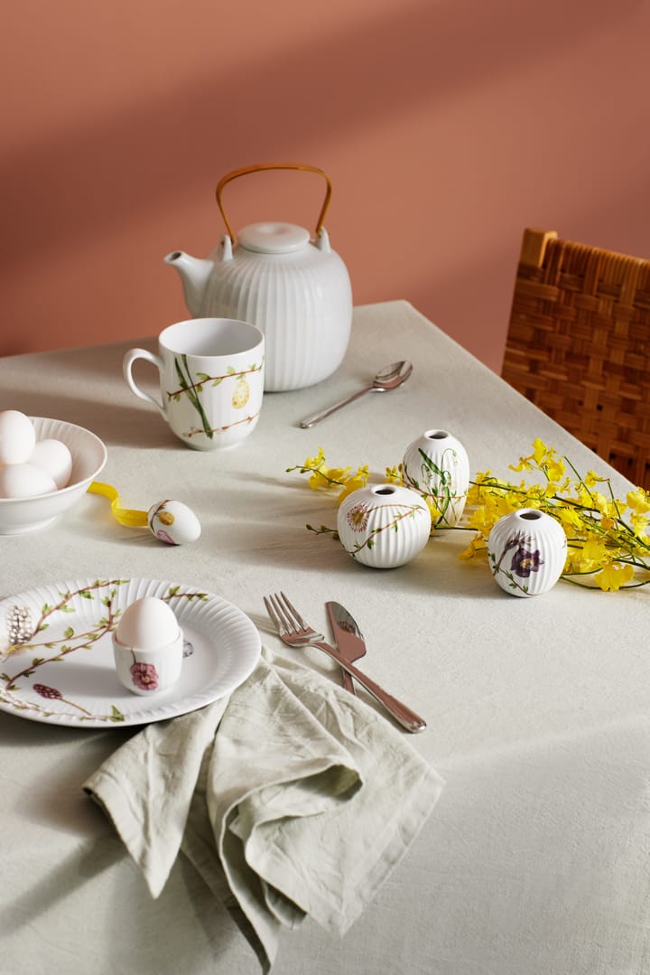 Hammershøi Spring Miniatur Vase 3 Teile, Weiß-Dekor Kähler
