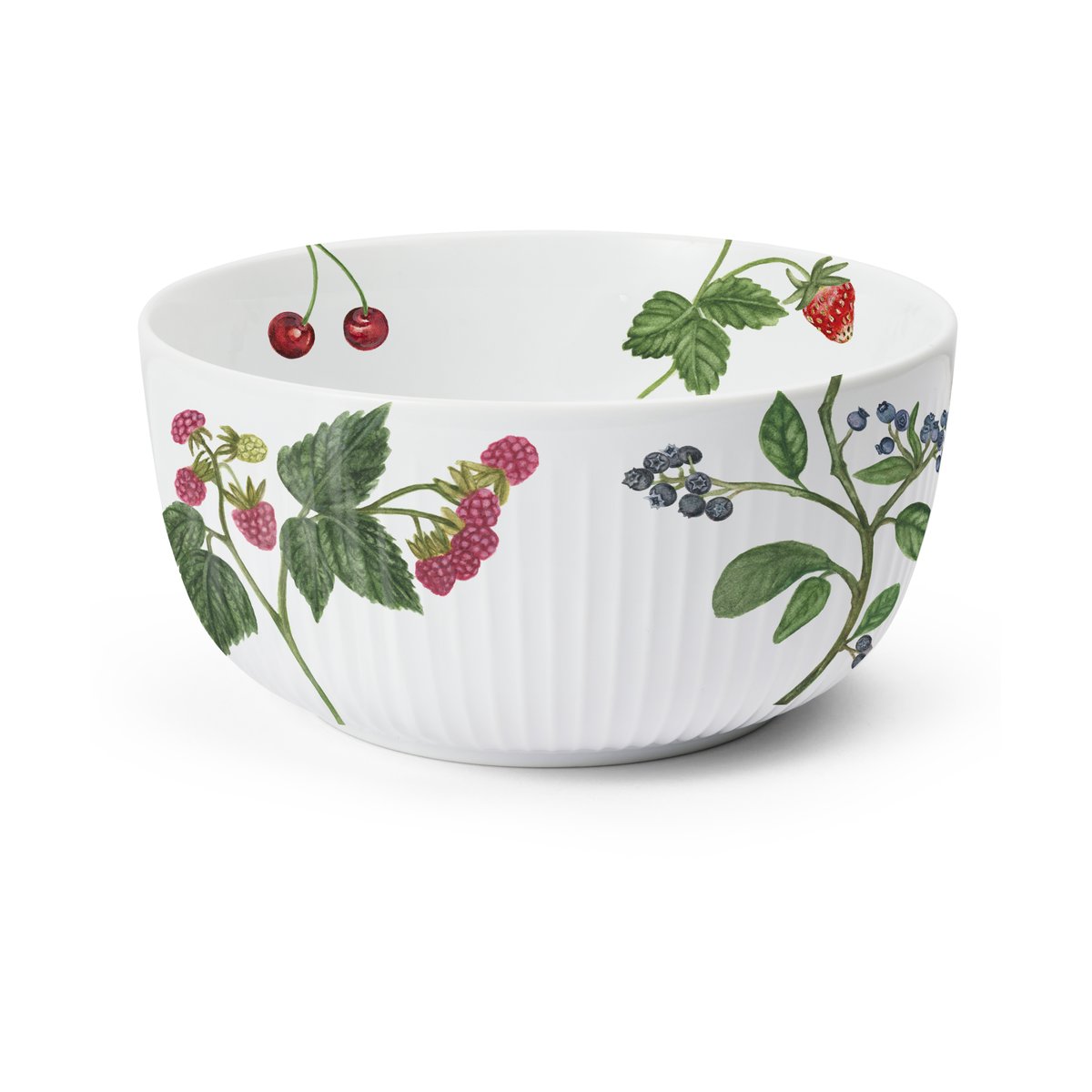 Kähler Hammershøi Summer Servierschüssel Ø21 cm Sommerbeeren