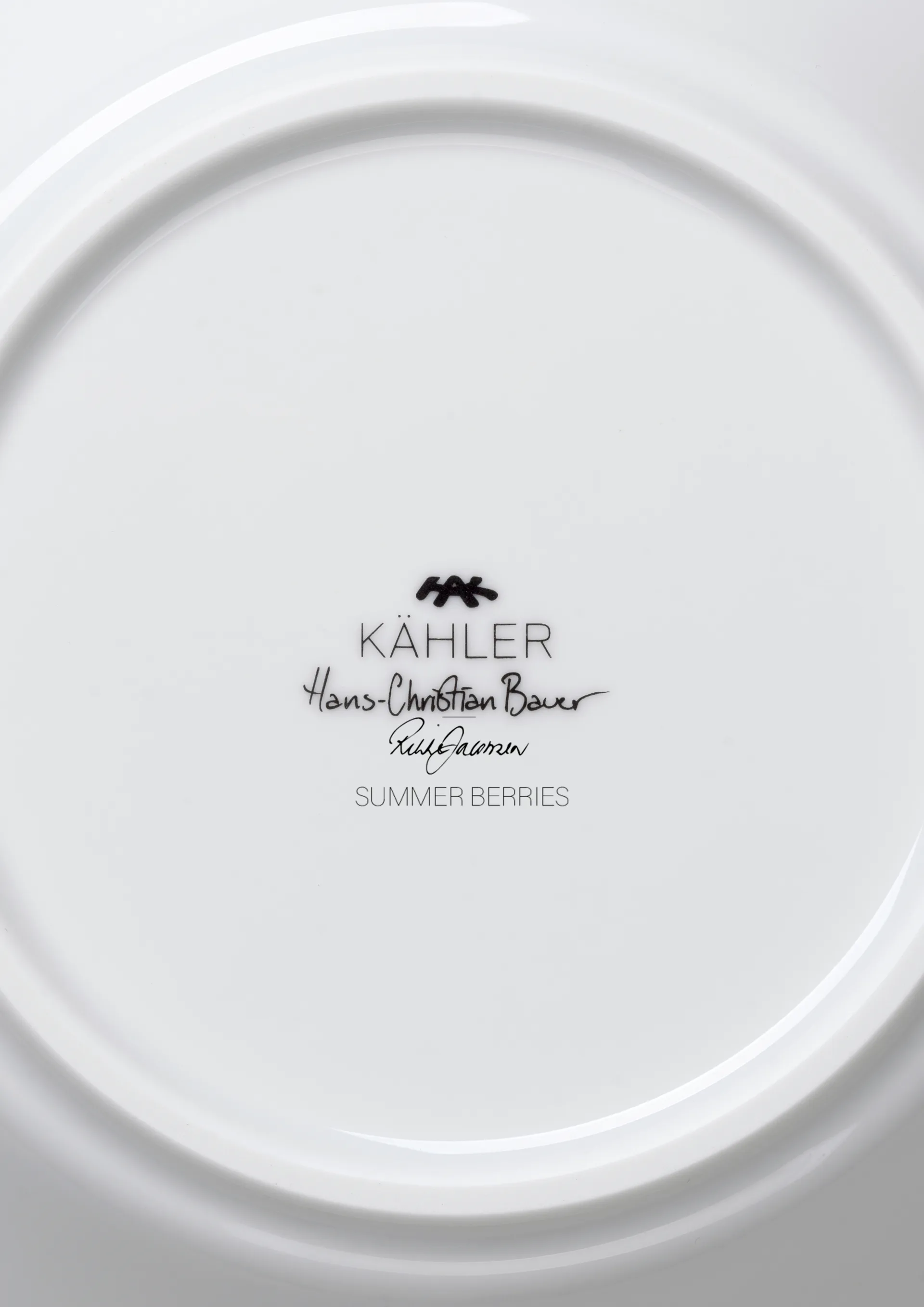 Hammershøi Summer tiefer Teller Ø21 cm, Sommerbeeren Kähler