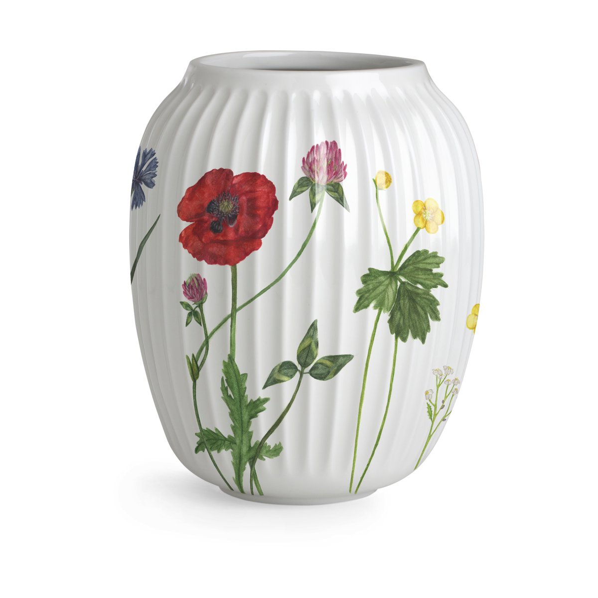 Kähler Hammershøi Summer Vase 21 cm Wildblumen