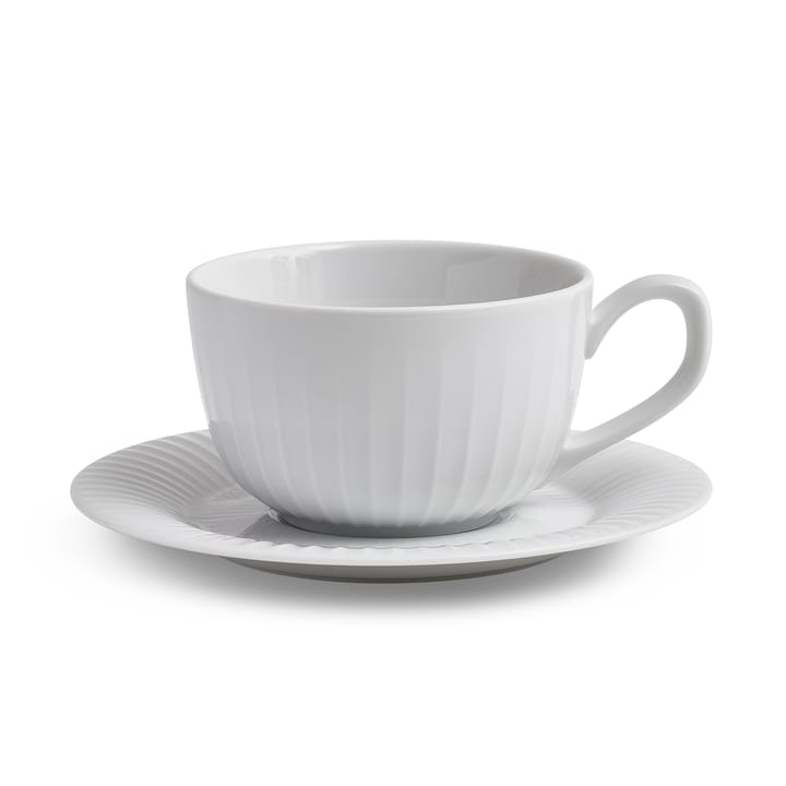 Hammershøi Tasse mit Untertasse - Weiß - Kähler