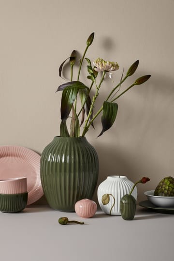 Hammershøi Vase groß - Dunkelgrün - Kähler