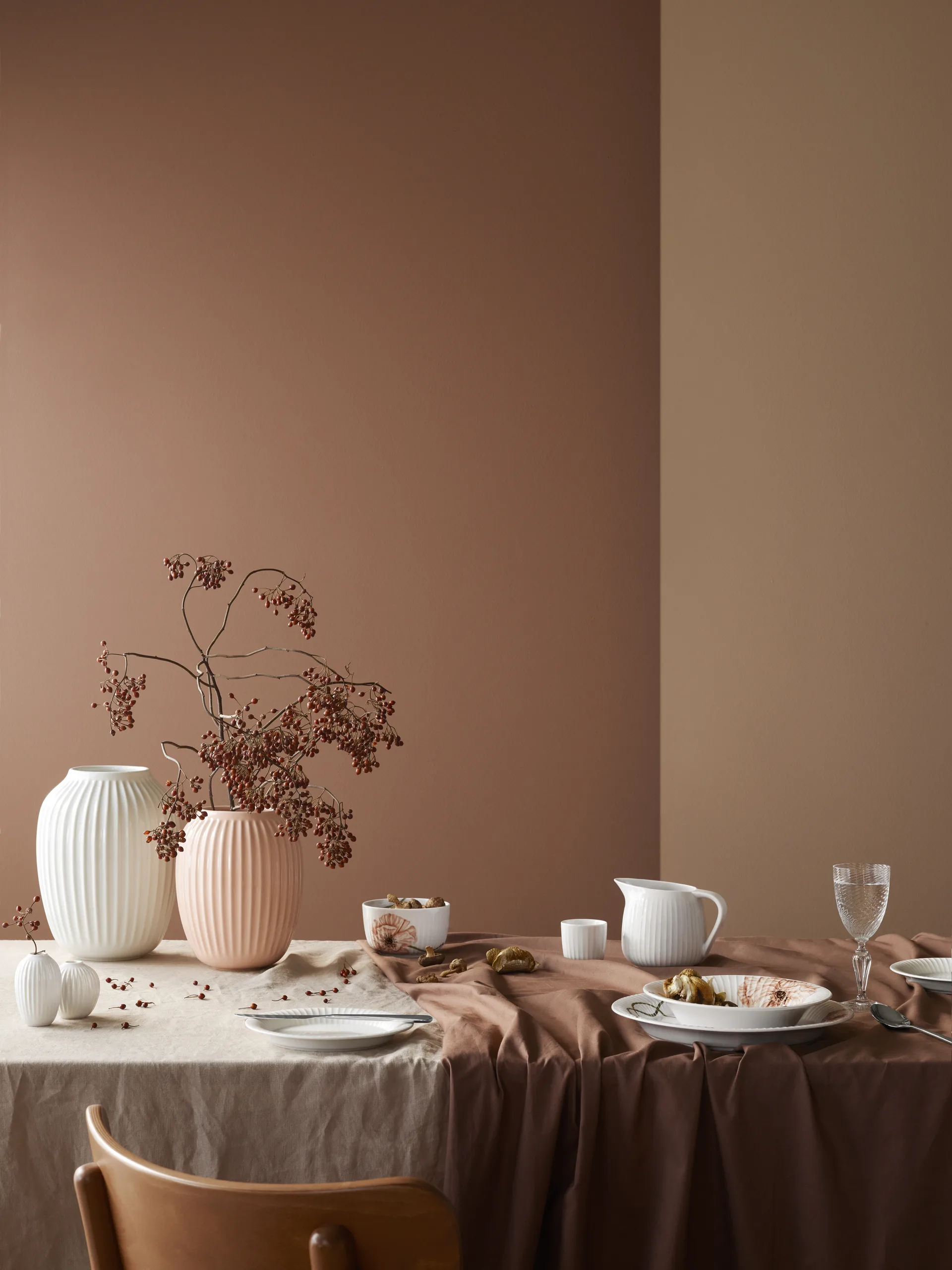 Hammershøi Vase groß, Weiß Kähler