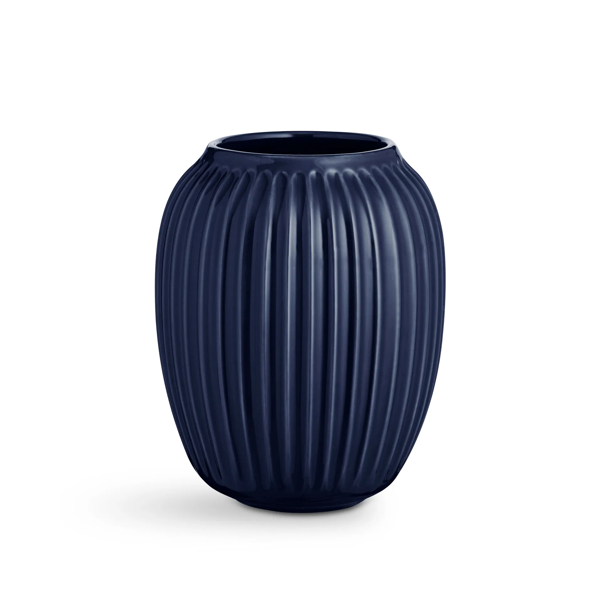 Hammershøi Vase mittel, Indigo Kähler