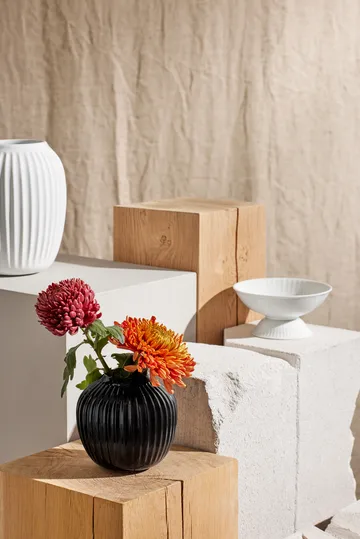 Hammershøi Vase - Schwarz, klein 13 cm - Kähler