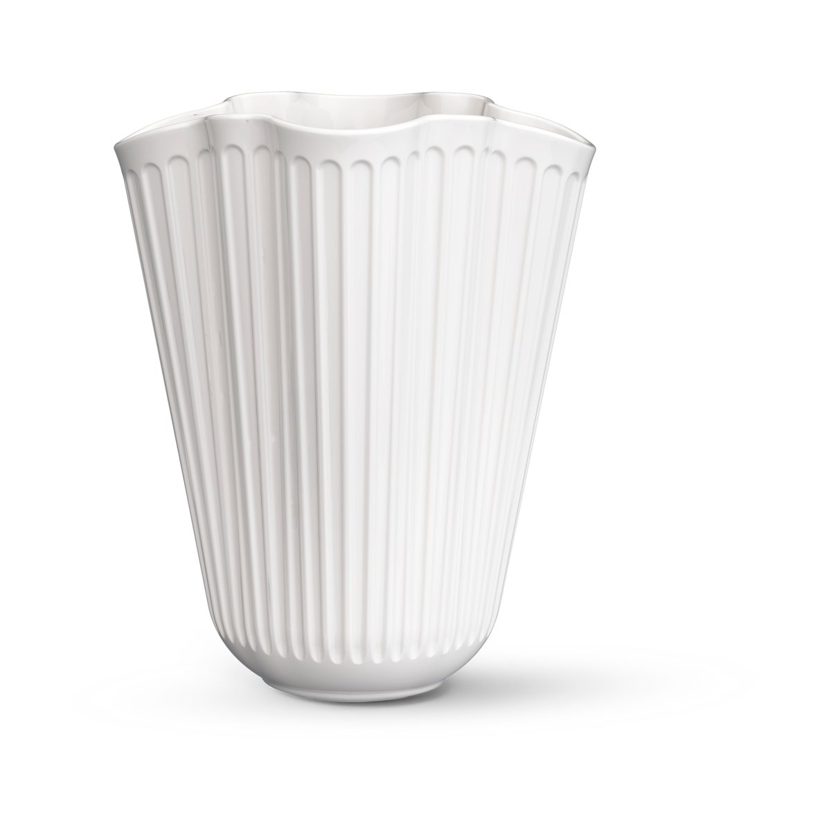 Kähler Hammershøi Vase unfold 20,5 cm Weiß