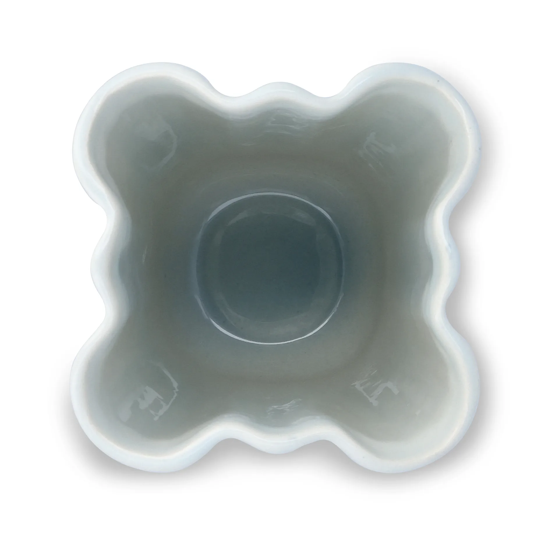 Hammershøi Vase unfold, Blau, 16,5 cm Kähler