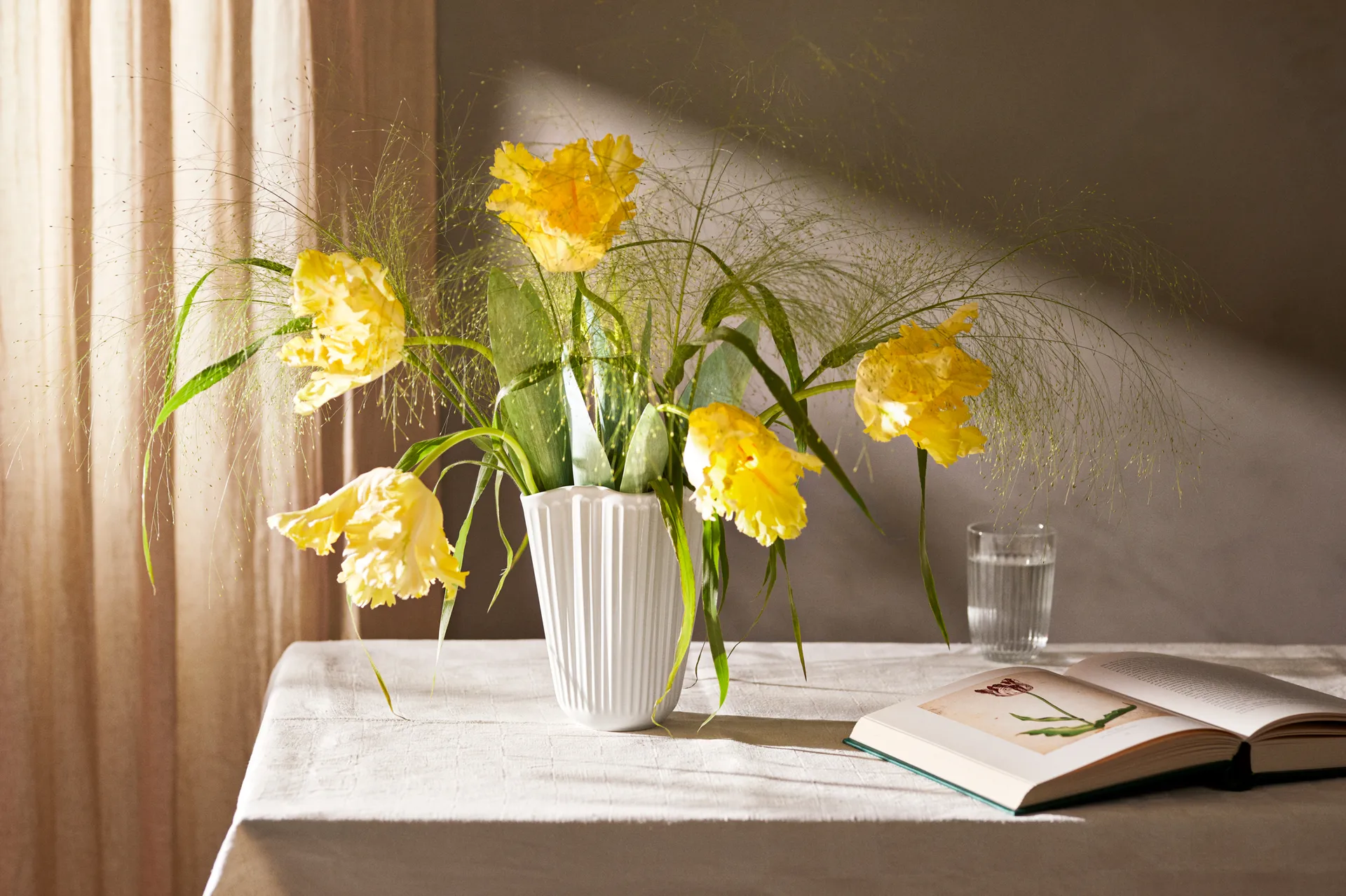 Hammershøi Vase unfold, Weiß, 20,5 cm Kähler