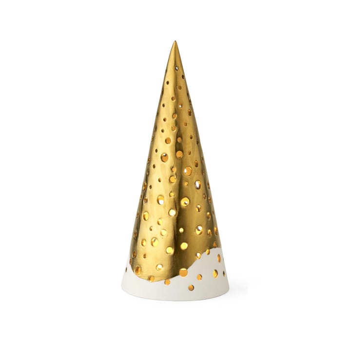Nobili Kerzenhalter klein, Gold-weiß Kähler