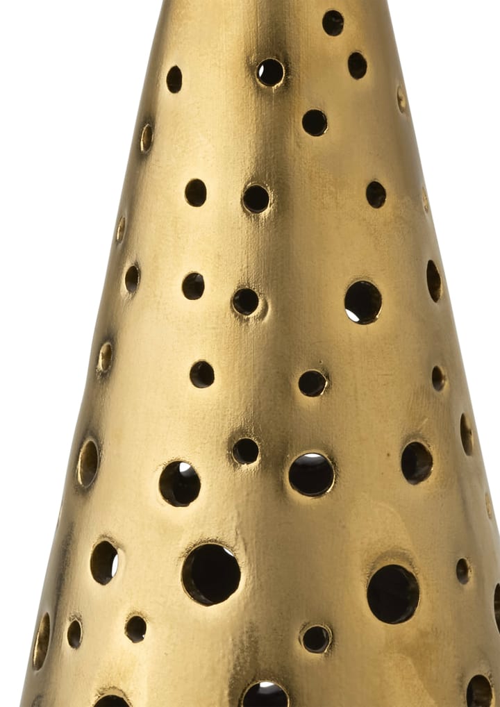 Nobili Kerzenhalter klein, Gold-weiß Kähler