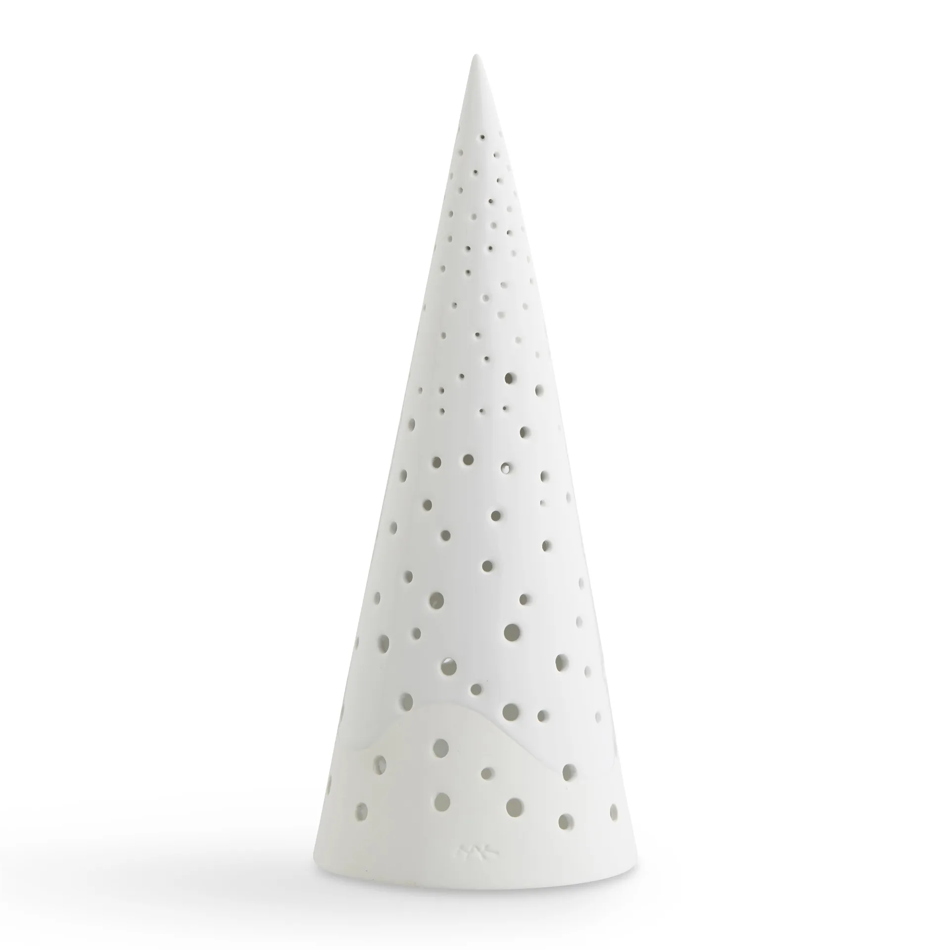 Nobili Teelichtleuchter mittel, Snow white Kähler