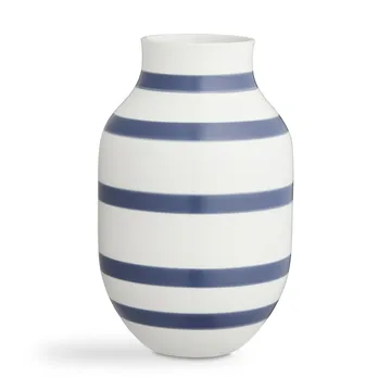 Omaggio Vase groß 30,5cm - Stahlblau - Kähler