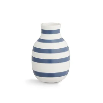 Omaggio Vase klein 12,5cm - Stahlblau - Kähler