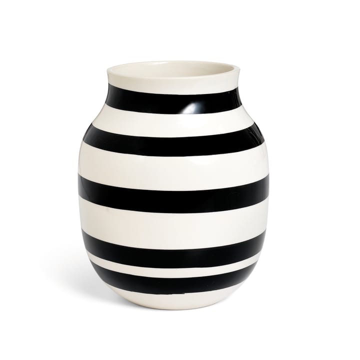 Omaggio Vase medium 20cm - Schwarz - Kähler