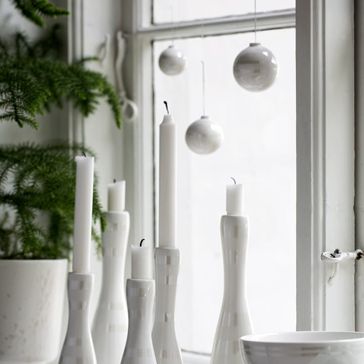 Omaggio Weihnachtsbaumkugeln 3er Pack, Perlmutt Kähler