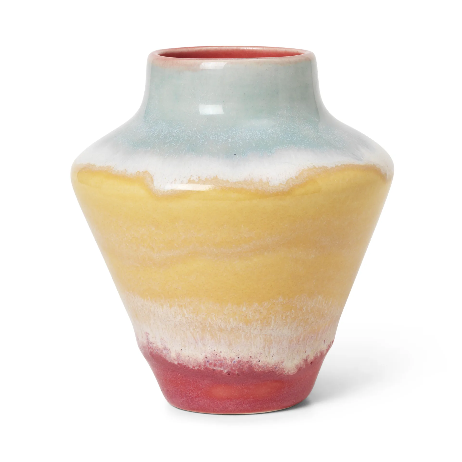 Poppery Vase 12 cm, Pink-mint-gelb Kähler