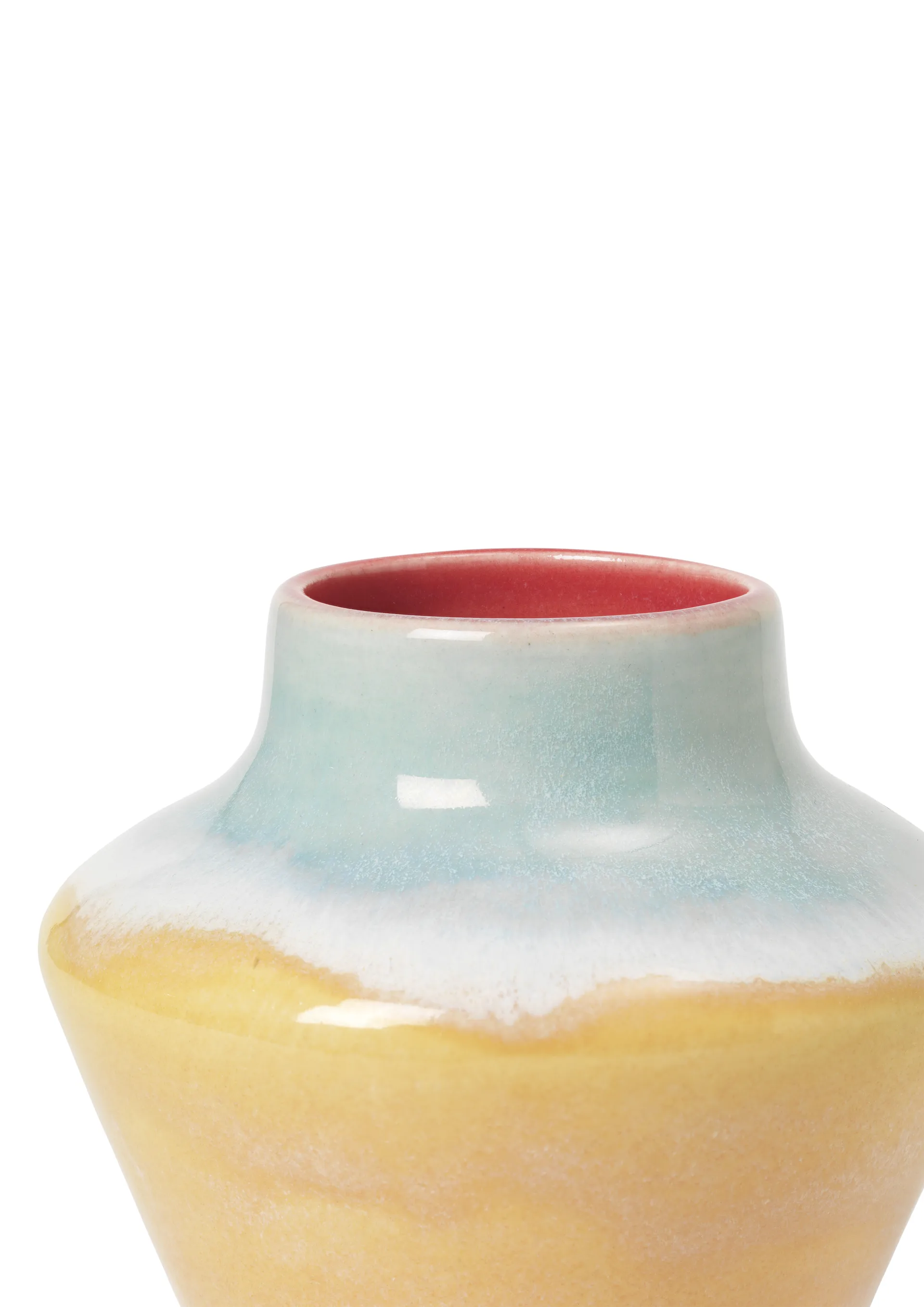 Poppery Vase 12 cm, Pink-mint-gelb Kähler