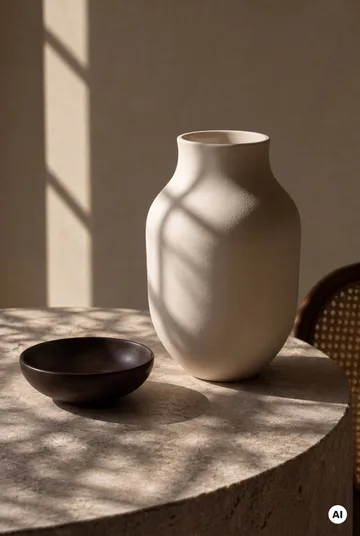 Studio Omaggio Vase - Sand, 31 cm - Kähler