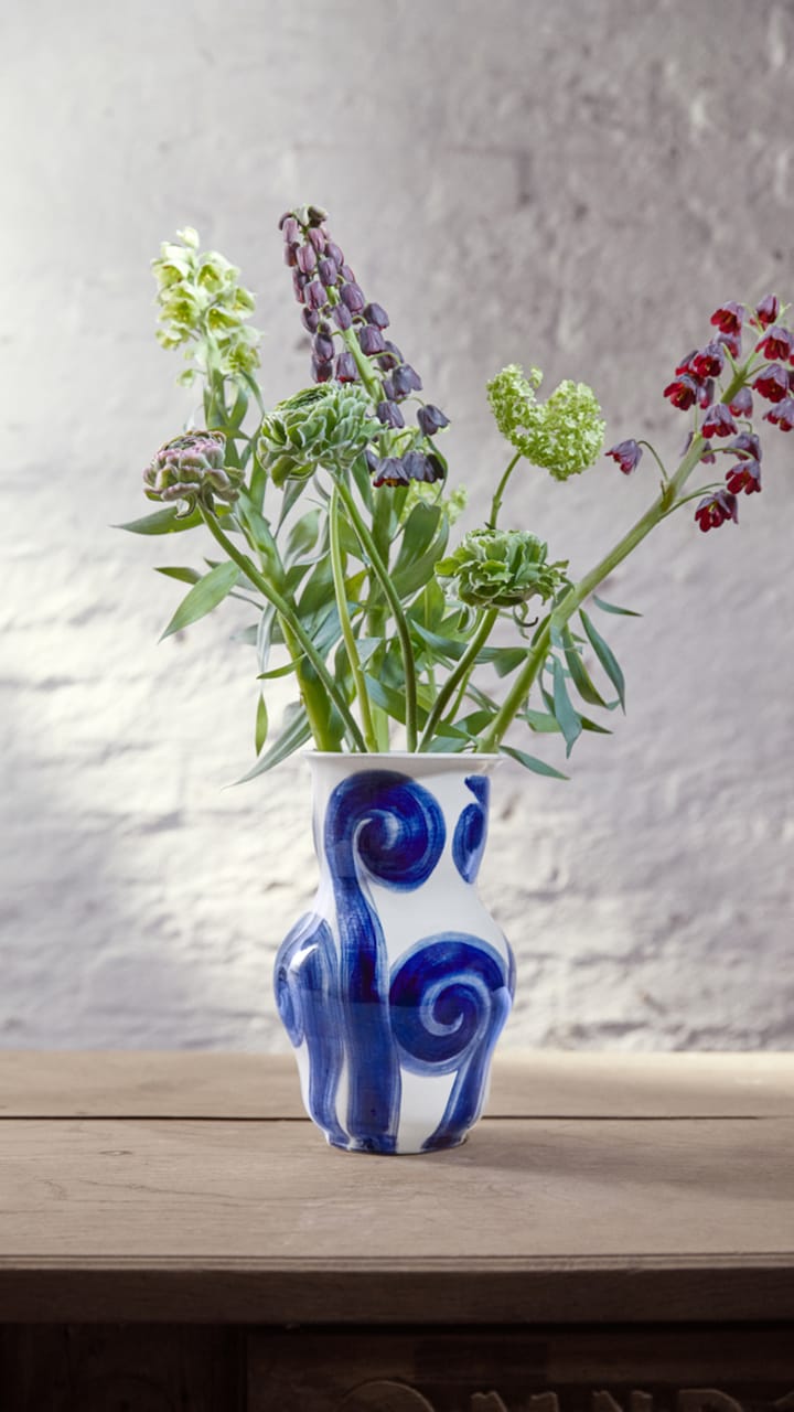 Tulle Vase 22,5cm - Blau - Kähler