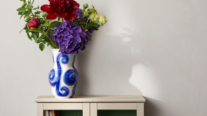Tulle Vase 22,5cm - Blau - Kähler
