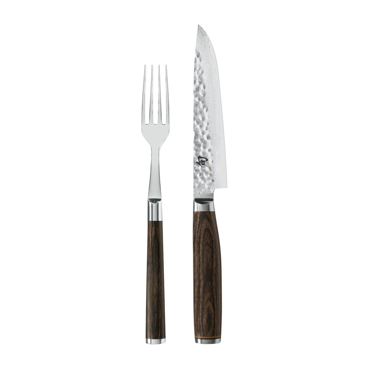 KAI Kai Shun Premier Messer & Gabel Set Chrom-braun