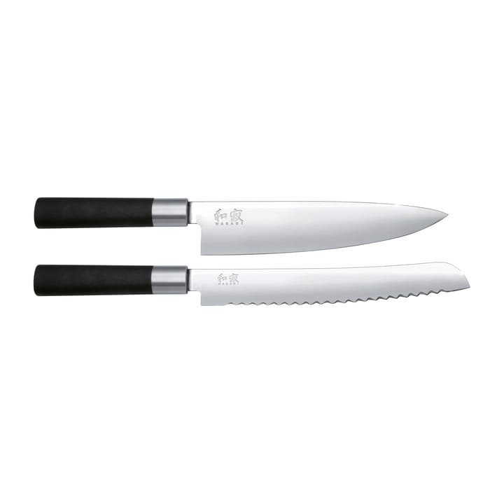 Kai Wasabi Black Brot- & Küchenmesser Set - 2 Teile - KAI