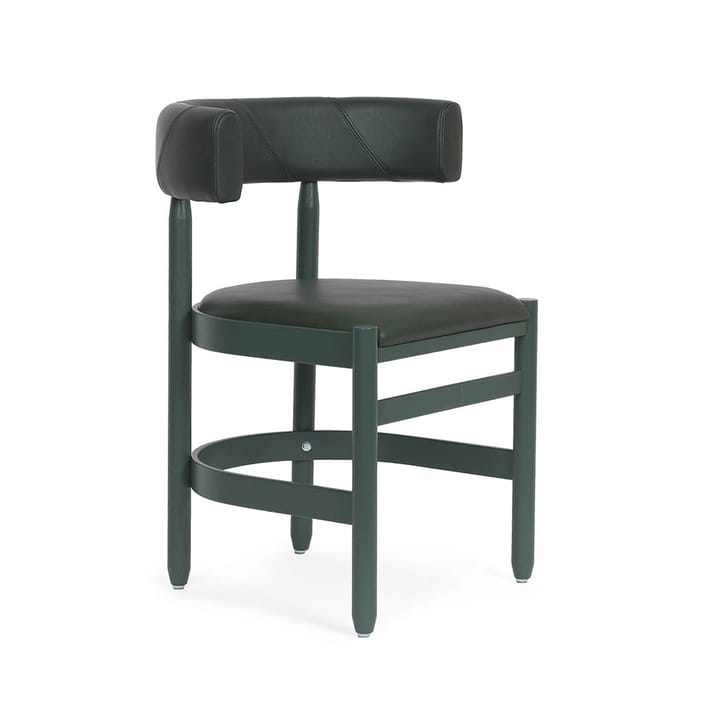 Botero Armstuhl - Tärnsjö Leder 8420 grün-grün Esche Stativ - Källemo