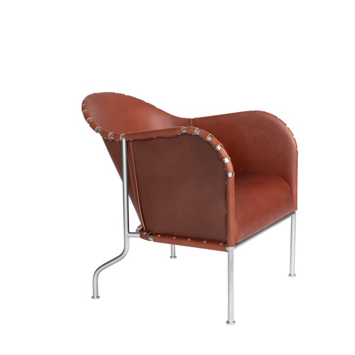 Bruno Sessel - Leder braun vintage-chrome - Källemo