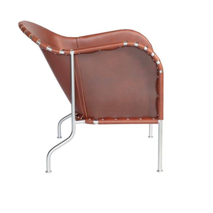 Bruno Sessel, Leder braun vintage-chrome Källemo