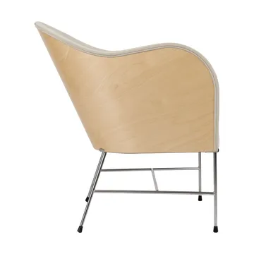 El Novillero Sessel - Leder Nubuck 501-matt verchromtes Gestell - Källemo