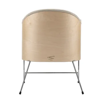 El Novillero Sessel - Leder Nubuck 501-matt verchromtes Gestell - Källemo