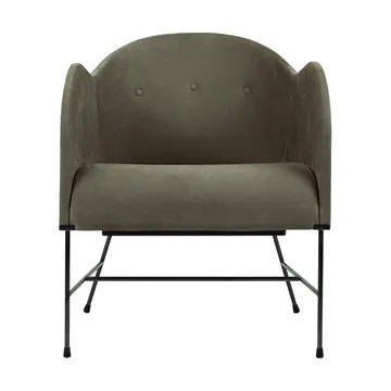 El Novillero Sessel - Leder Nubuck 512-schwarzes Gestell - Källemo