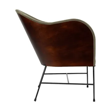 El Novillero Sessel - Leder Nubuck 512-schwarzes Gestell - Källemo