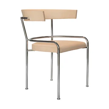 GA-1 Armstuhl - Elmo Vegeta Leder-Chrom - Källemo