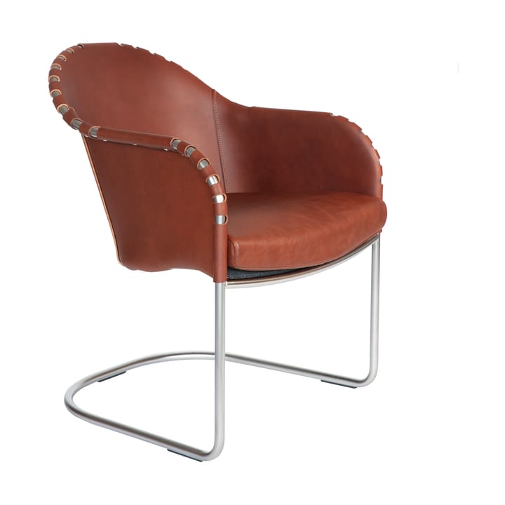 Ingo V.I.P Sessel - Leder braun vintage-chrome - Källemo