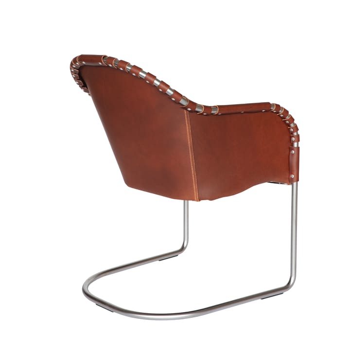 Ingo V.I.P Sessel, Leder braun vintage-chrome Källemo