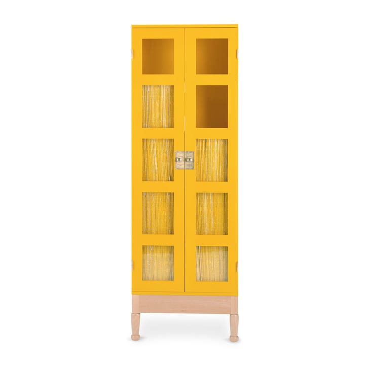 National Geographic Bücherschrank, Gelbe Buchsockel-Messing Källemo