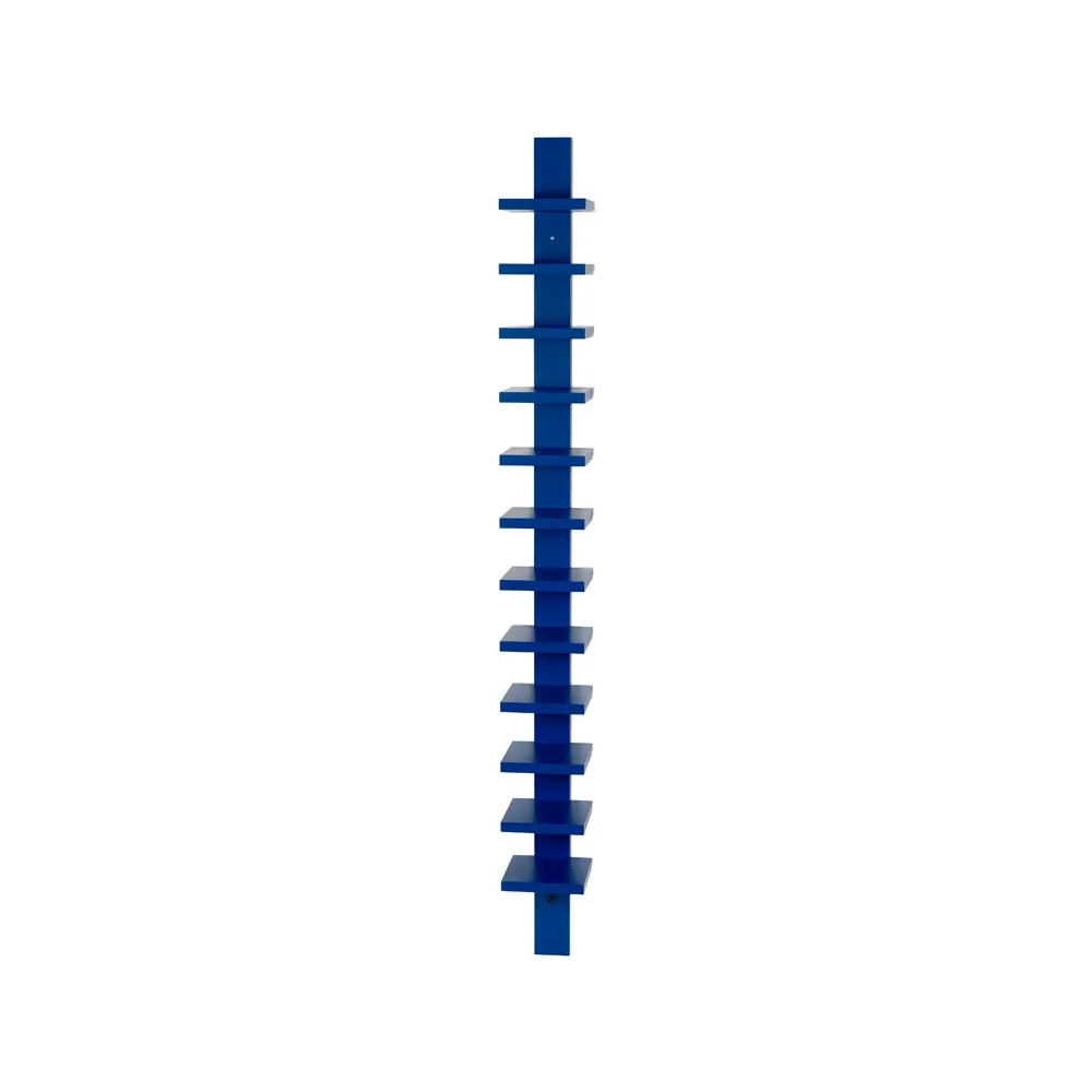 Pilaster Wandregal, Blau gebeizt Källemo