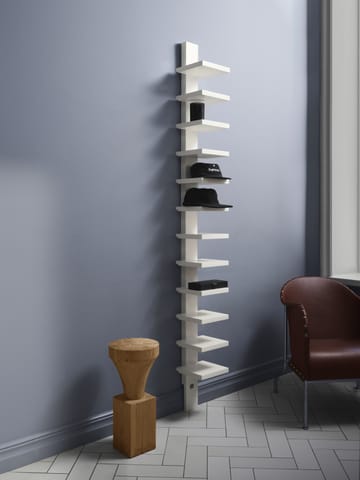 Pilaster Wandregal - Eierschale Hochglanz - Källemo