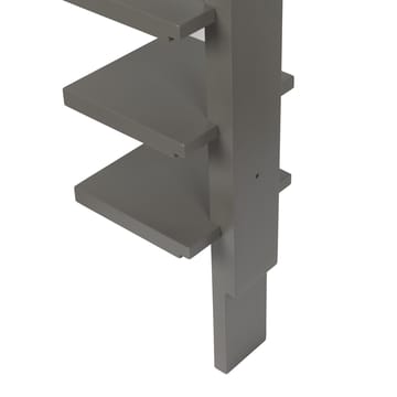 Pilaster Wandregal - Grau gebeizt - Källemo