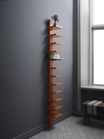 Pilaster Wandregal - Sanddorn hochglanz - Källemo