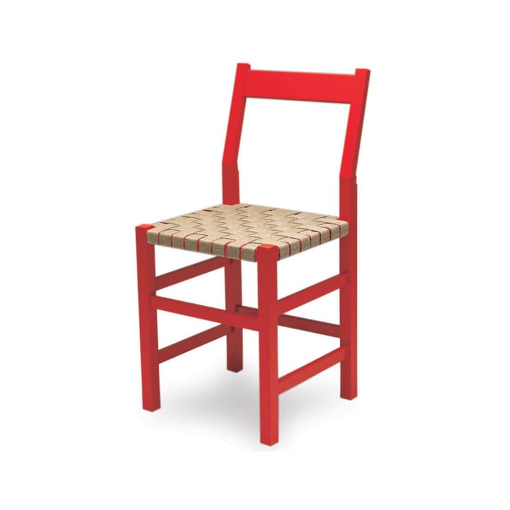 Schablon Stuhl - Sattelgurt natur-rot Stativ - Källemo